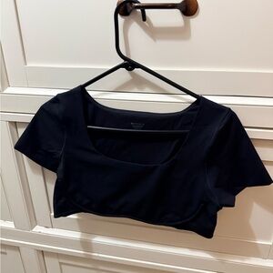 Athleta Black Crop Top